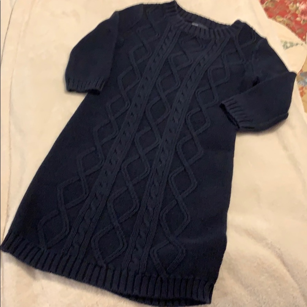 GAP Navy Blue Sweater Dress - Size 6-7